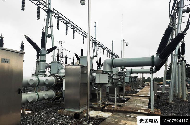 萍乡跑马坪220千伏变电站改造工程智能安防监控、综合布线、电力光纤施工(图1)