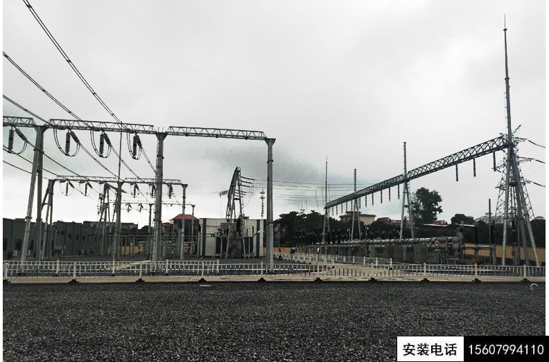 萍乡跑马坪220千伏变电站改造工程智能安防监控、综合布线、电力光纤施工(图5)