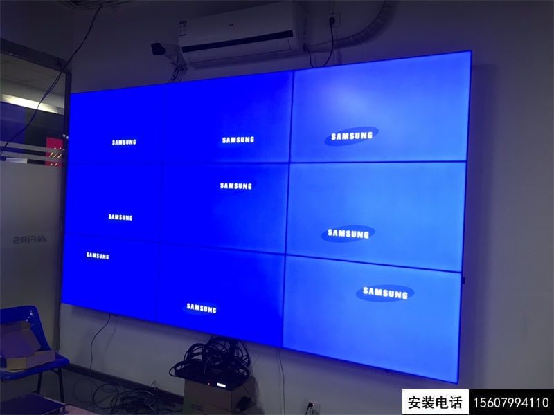 深圳市南山区桃源街道49寸3.5mm3X3拼接屏项目